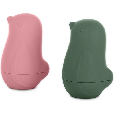 Petite&Mars silikónové do kúpeľa Love birds Rose Green