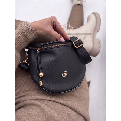 Grosso Čierna crossbody kabelka | Najkrajsiekabelky.sk