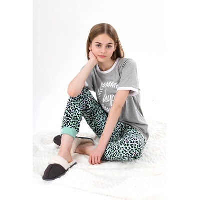 Hype Юношески комплект Hype Print Pyjama Set Juniors - Grey