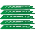 HiKOKI (Hitachi) - Комплект метални ножове 14 TPI, дължина 150 мм, 5 бр. 752016 (752016)