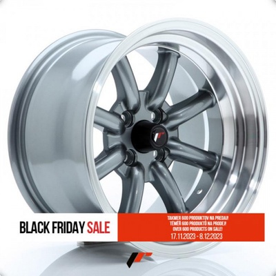 JAPAN RACING JR19 8x14 4x100 ET-13 gunmetal