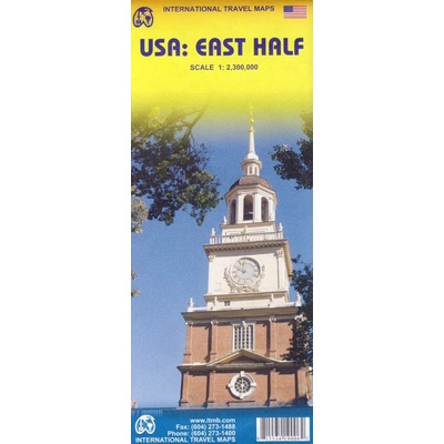 mapa USA East Half 1:2,3 mil. ITM
