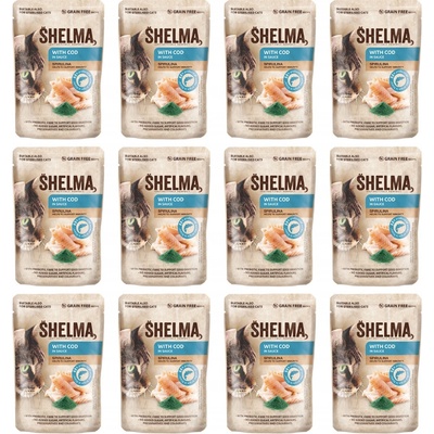 Shelma with cod in sauce 12 x 85 g