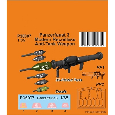 Special Hobby Panzerfaust 3 Modern Recoilless Antitank Weapon 1:35