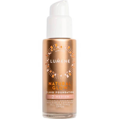 Lumene Natural Glow rozjasňující a vyhlazující make-up medium 30 ml