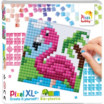 Pixelhobby Мозайка с пиксели XL, Pixelhobby, 23x23 пиксела - Фламинго (41037-Flamingo2)