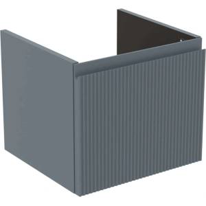 Ideal Standard Finesse - Шкафче за умивалник, 43x40x37 см, 1 чекмедже, Ribbed Matt ashblue E3404UQ (E3404UQ)
