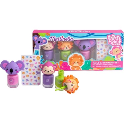 Martinelia My Best Friends Nails & Stickers Set комплект за деца