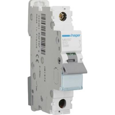 Hager 1-pólový 10 A 400 V MB197