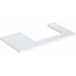 Geberit Плот за мивка Geberit One с десен изрез, лъскаво бяло 90 см (505.323.00.1)