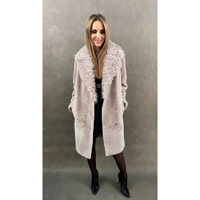 Max Original Leather dámsky kožuch baran 52078 grey Grey