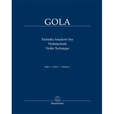 Technika houslové hry Sešit 1