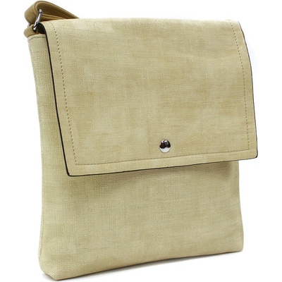 Dámská crossbody kabelka s klopnou Liliane Žlutá