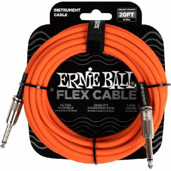 Ernie Ball Flex Instrument Cable Straight/Straight 6 m Директен - Директен Инструментален кабел (P06421)