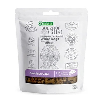 NP SC White Dogs GF Sensitive Care s lososom Junior Všetky plemená 150 g