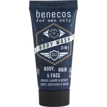 Benecos for men only sprchový gél 3v1 200 ml