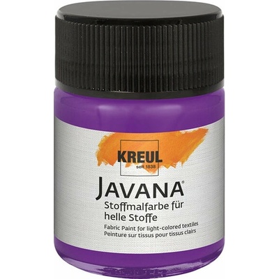 Javana farba na svetlý textil 50 ml fialová