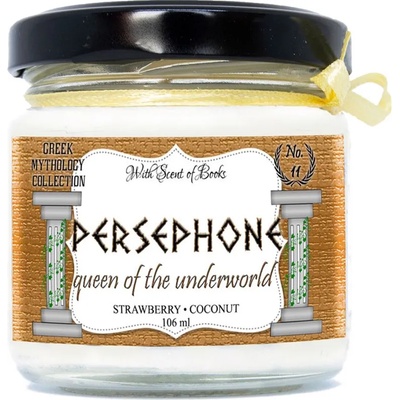 With Scent of Books Ароматна свещ - Персефона, 106 ml