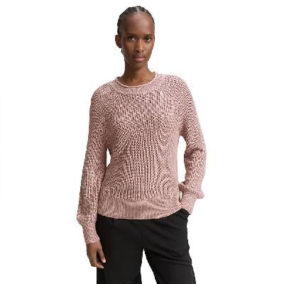Блуза Tom tailor Crew Neck sweater - Pink (Antique Rose Melange)