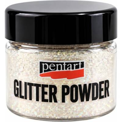 Pentart Třpytky - bílé 19 g