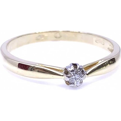 Diante Zlatý prsten s briliantem 83000497