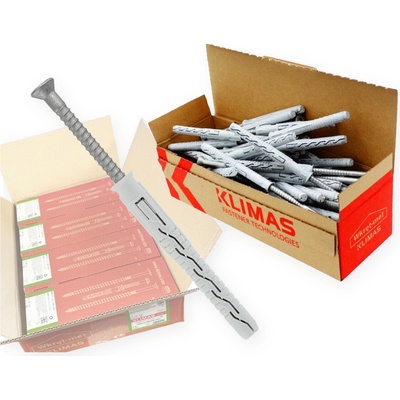 Klimas Wkret-Met 10x300mm KPS-FAST - 1 Kartón (4x25ks) - Rámové hmoždinky so skrutkou so zápustnou hlavou, TX40
