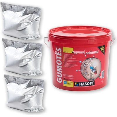 Hasoft GUMOTES - Vygumuj netesnosť 15 kg Šedý