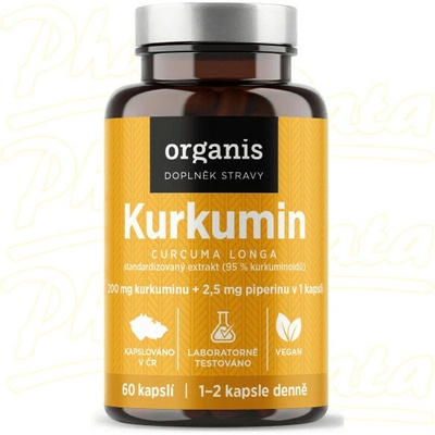 Allnature Organis Kurkumin 60 kapslí