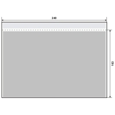 obálka C5 foliová nalepovací (240x163 mm) K-001089