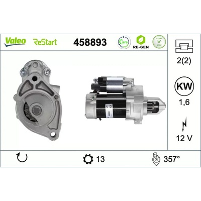 Startér VALEO 458893