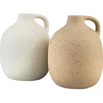 ВАЗА stone 095202660 Ø12х18см БЯЛА/БЕЖ (095202660)