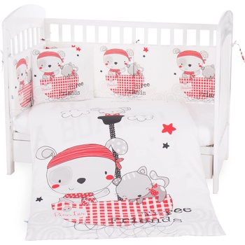 KikkaBoo Бебешки спален комплект 6 части 60/120 Pirates (41101060058)