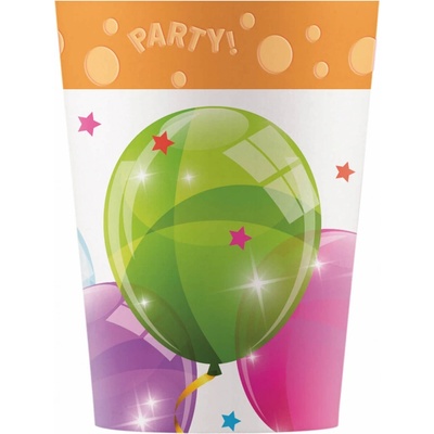 Procos Párty pohár Trblietavé balóny 250ml
