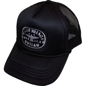 Willie Nelson Outlaw Шапка с козирка Black UNI (WNMBCAP02B)