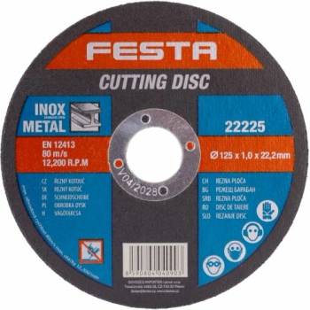 Festa Levior Kotouč řezný 125 x 1,0 x 22,2 mm 22225