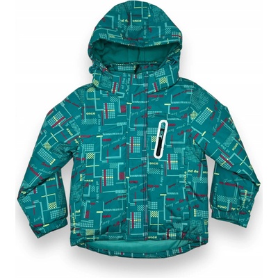 Dievčenská zimná bunda 01 tyrkysová
