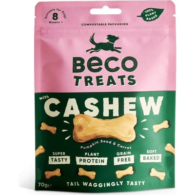 Beco Treats zeleninové pamlsky s kešu 70 g