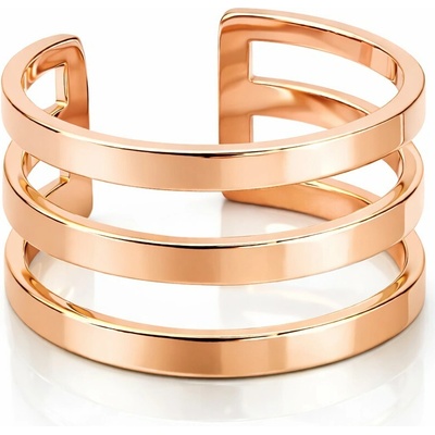 Troli trojitý prsten z růžově pozlacené oceli 75 rose gold TO1871