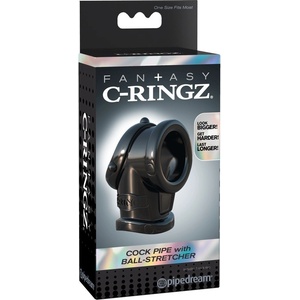 Fantasy C-Ringz Пръстен за пенис с разтягач за тестиси
