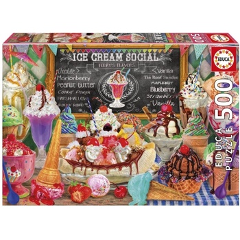 Educa Пъзел Educa - Магазин за сладолед, 500 части (EDU20251)