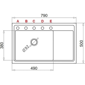 Pyramis CAMEA 79x50 1B 1D L