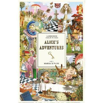 Alice's Adventures A 1000-piece jigsaw inspired by Lewis Carroll's classic stories /anglais RIVANS MARIA