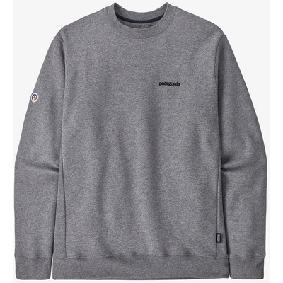 Fitz Roy Icon Uprisal Crew Sweatshirt Gravel Heather Patagonia