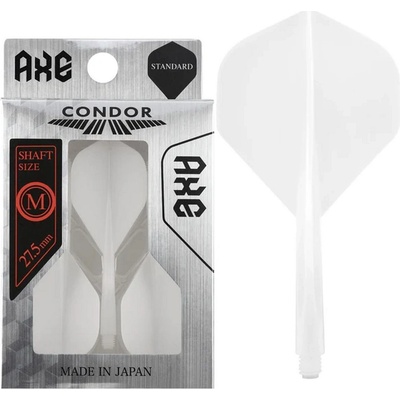 Condor AXE biele, štandardné letky a midi násadky