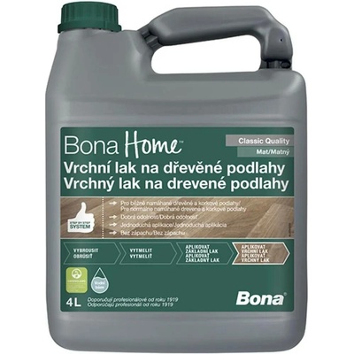 BONA Home Vrchní lak 4 l bezbarvá mat