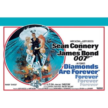 Pyramid Арт принт Pyramid Movies: James Bond - Diamonds Are Forever 1 (LFP10236P)