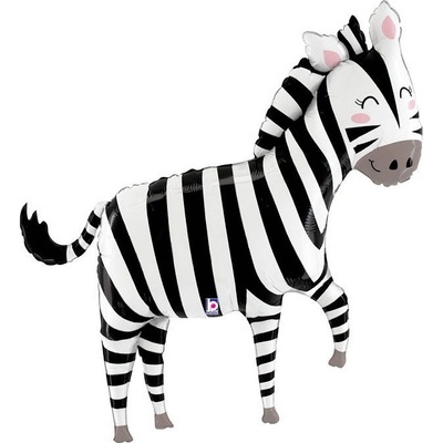GRABO fóliový balónek Zebra 50" 127cm nafukovací