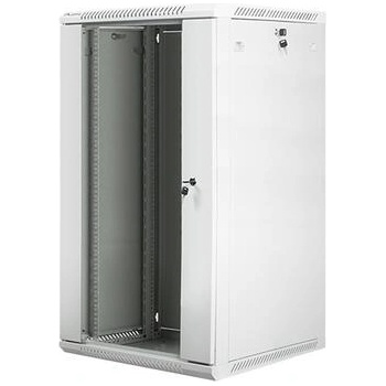 Lanberg rack cabinet 19 wall-mount 22U / 600x600 for self-assembly (flat pack), grey (WF01-6622-10S)