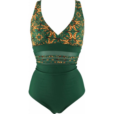 Hilda Green jednodielne plavky AG88141 zelená