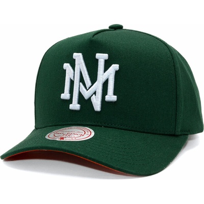 Mitchell & Ness Branded Emerald Slam Pro Pinch Snapback Green/Orange